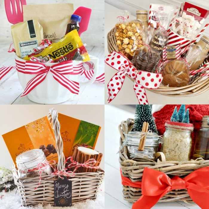 Christmas diy gift basket ideas