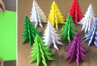 Christmas paper tree diy