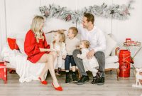 Diy christmas family photo