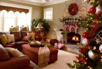 Living room christmas decor ideas