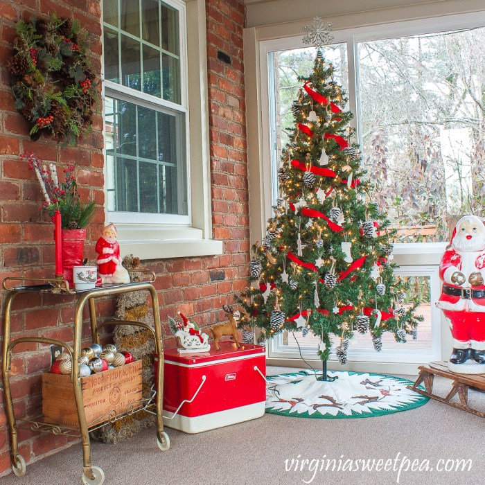 Winter porch decor not christmas