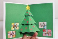 Christmas card pop up diy