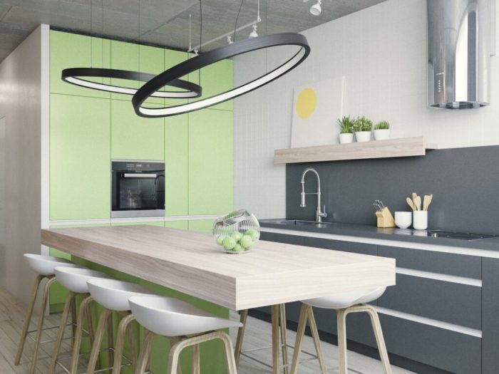 Green apple kitchen decor