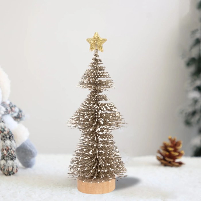 Christmas decor mini trees