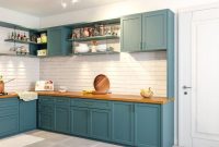 Green blue kitchen kitchens gorgeous scandinavian