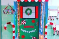 Door christmas decorations classroom decoration workshop decorating school contest december office house hallway gingerbread santa ideas santas doors decor holiday