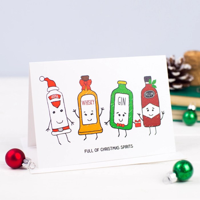 Funny christmas cards diy