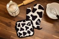 Cow print kitchen decor