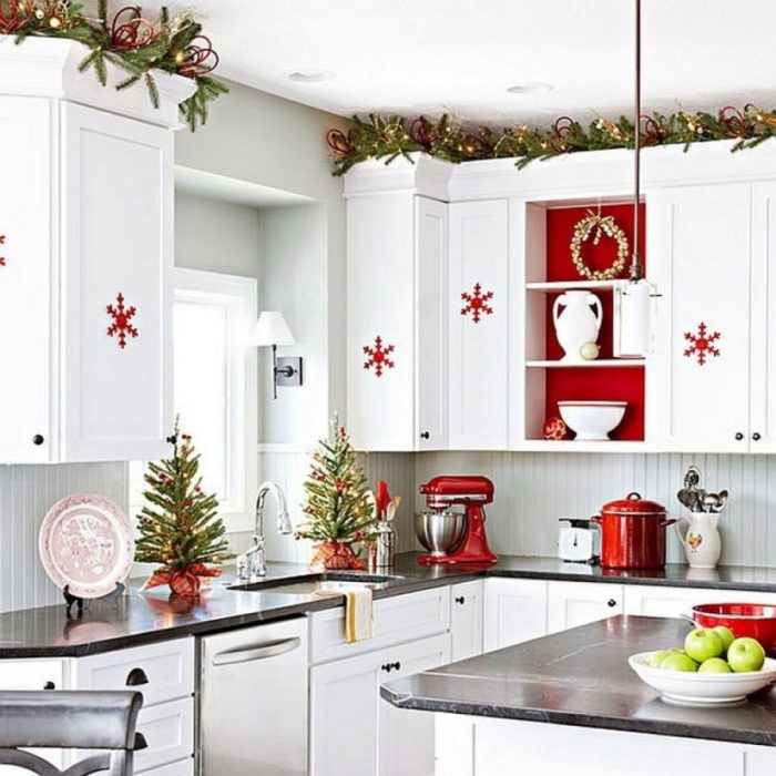 Kitchen christmas decor ideas