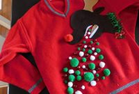 Homemade last minute diy tacky christmas sweater