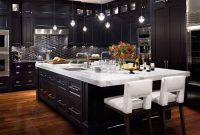 Grey and black kitchen decor