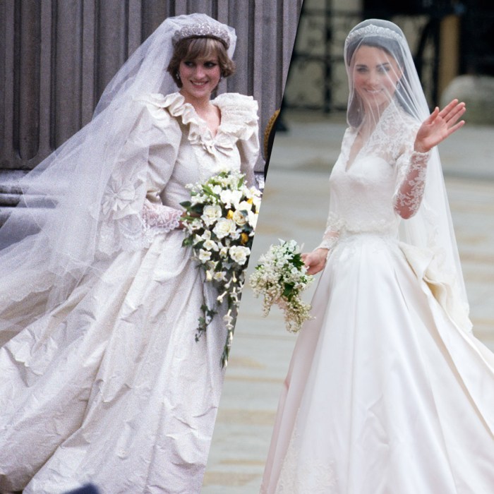 Wedding dresses of the royal family