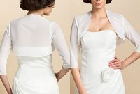 Wedding dress with bolero jacket