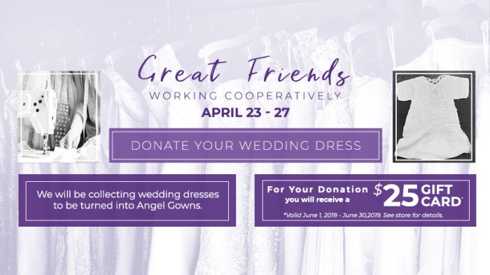 Where to donate my wedding dress near me